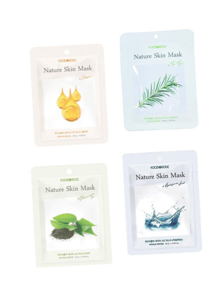 Mascarilla facial en hoja Foodaholic Nature Skin Mask – cuidado intensivo para todo tipo de piel