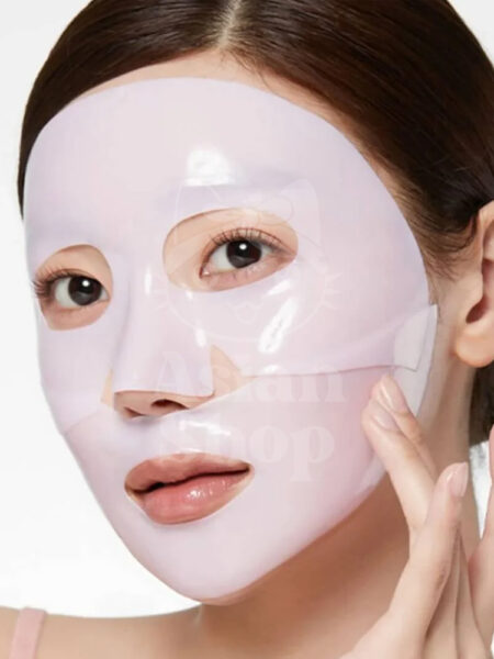 Textura gel rosada y ligera de la mascarilla MEDICUBE PDRN Pink Collagen Gel Mask