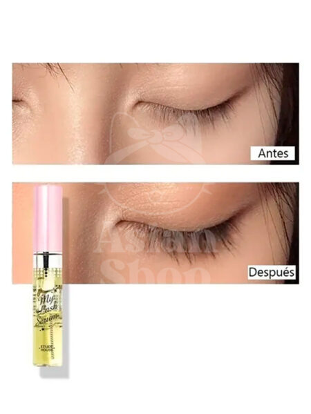 ETUDE My Lash Serum modo de uso textura foto ojos aplicación