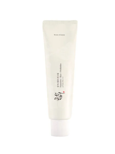 BEAUTY OF JOSEON Relief Sun: Rice + Probiotics SPF50+ PA++++ foto producto tubo