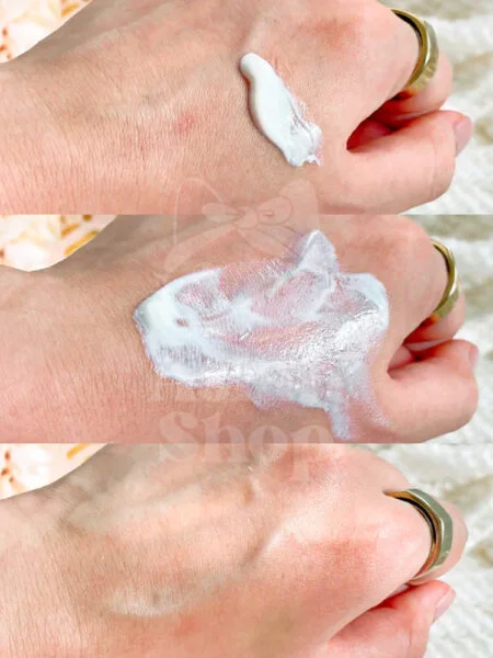 BEAUTY OF JOSEON Relief Sun: Rice + Probiotics SPF50+ PA++++ modo de uso textura aplicación manos
