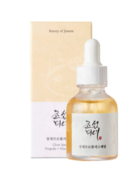 BEAUTY OF JOSEON Glow Serum: Propolis + Niacinamide foto producto botella caja