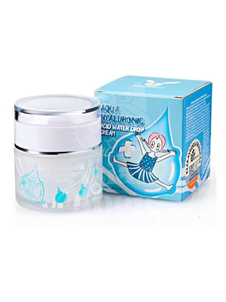 ELIZAVECCA Aqua Hyaluronic Acid Water Drop Cream foto producto pote caja
