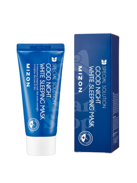 MIZON Good Night White Sleeping Mask foto producto tubo caja 50ml