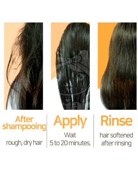 ELIZAVECCA CER 100 Collagen Ceramide Coating Protein Treatment modo de uso textura aplicación cabello