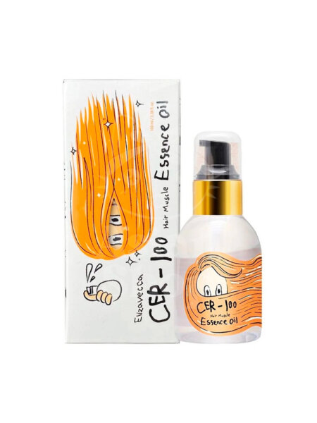 ELIZAVECCA CER 100 Hair Muscle Essence Oil foto producto botella caja
