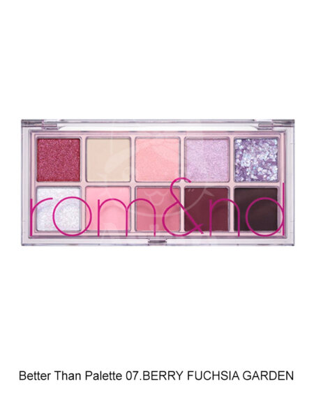 ROMAND Better Than Palette 07 Berry Fucsia Garden