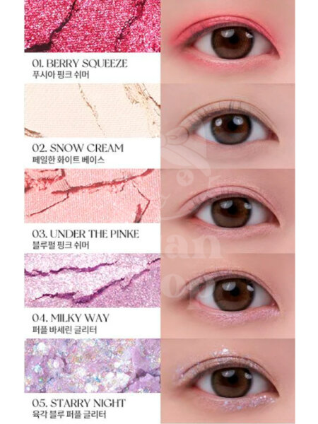 ROMAND Better Than Palette 07 Berry Fucsia Garden