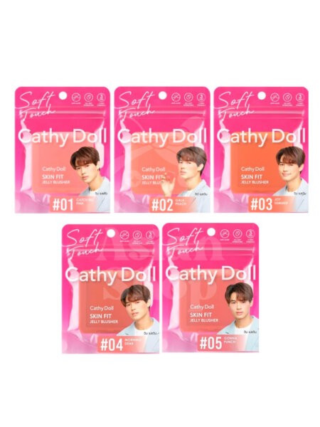 Cathy Doll Skin Fit Jelly Blusher tonos