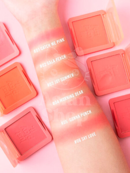 Cathy Doll Skin Fit Jelly Blusher tonos swatches