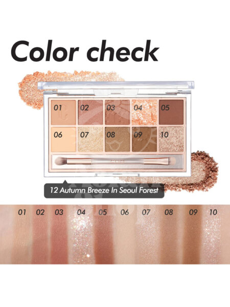 CLIO Pro Eye Palette #12 Autumn Breeze in Seoul Forest
