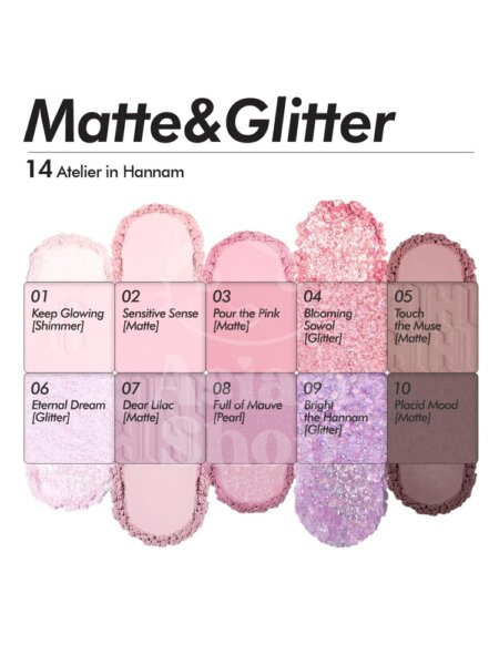 CLIO Pro Eye Palette #14 Atelier in Hannam