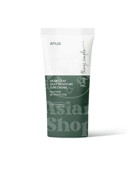 ANUA Heartleaf Silky Moisture Sun Cream SPF50+ PA++++