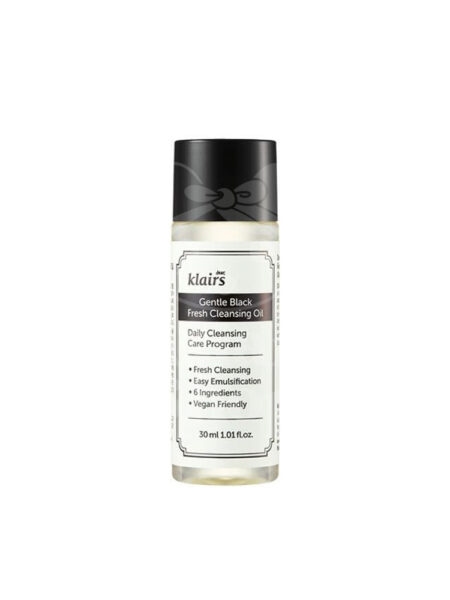 DEAR, KLAIRS Gentle Black Fresh Cleansing Oil Mini