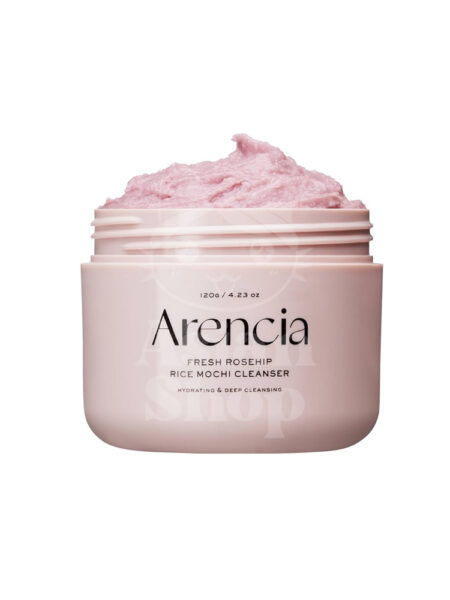 ARENCIA Fresh Rosehip Rice Mochi Cleanser limpiador sólido coreano con rosa mosqueta