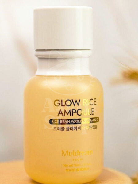 Textura ligera del MULDREAM Glow Rice Ampoule