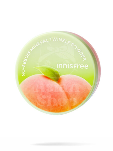 INNISFREE No-Sebum Mineral Twinkle Powder, Peach Blossom