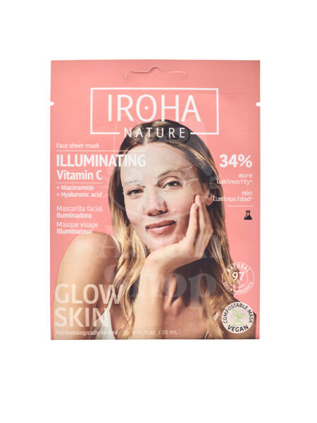 IROHA NATURE Illuminating Vitamin C Face Sheet Mask